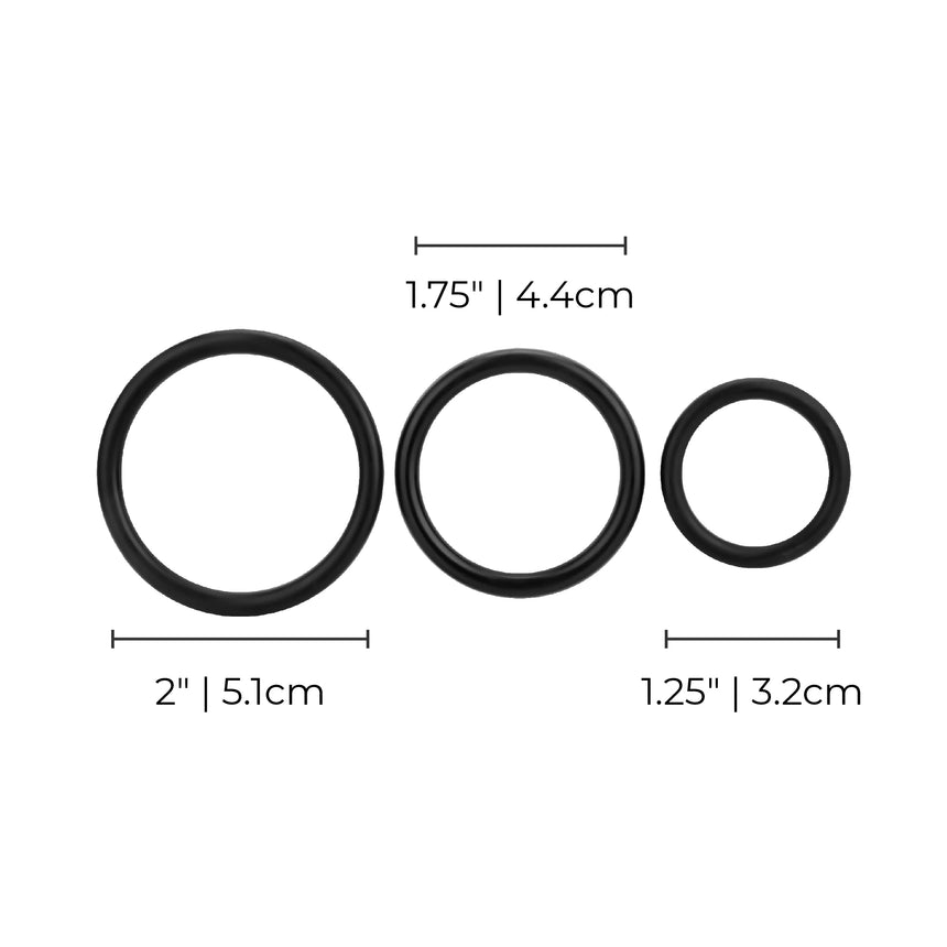 3 Piece Strap-On Harness Set