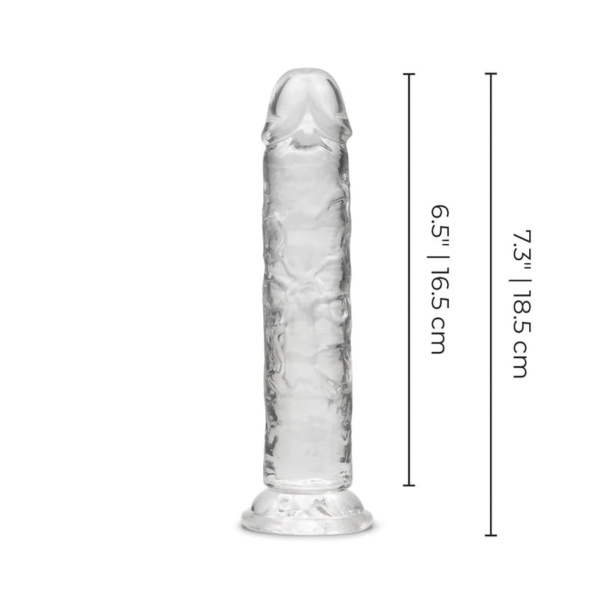 6" Clear Jelly Dildo