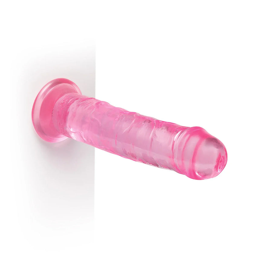 7" Pink Jelly Dildo