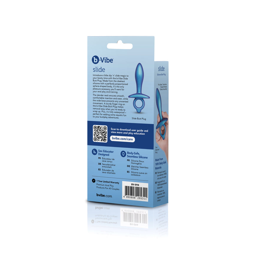 Slide Silicone Butt Plug