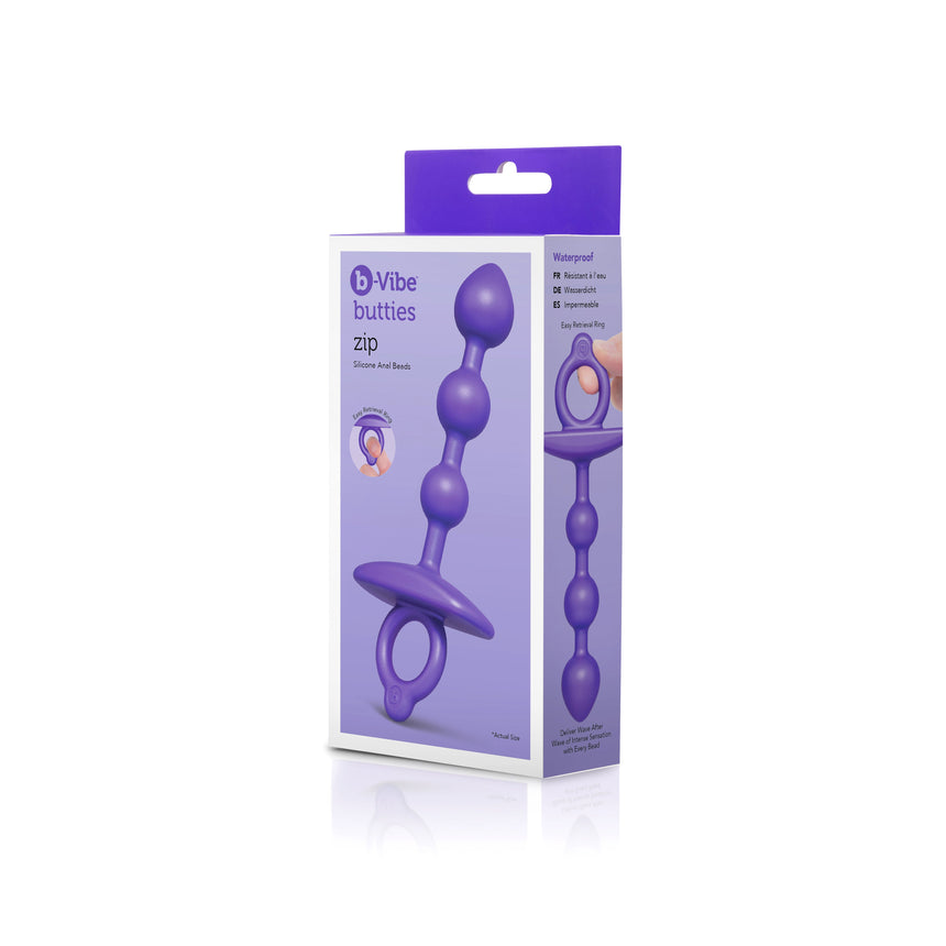Zip Silicone Anal Beads