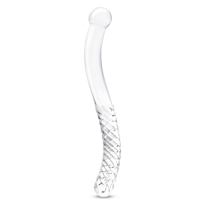 11" Glass Double-Ended Pelvic Wand