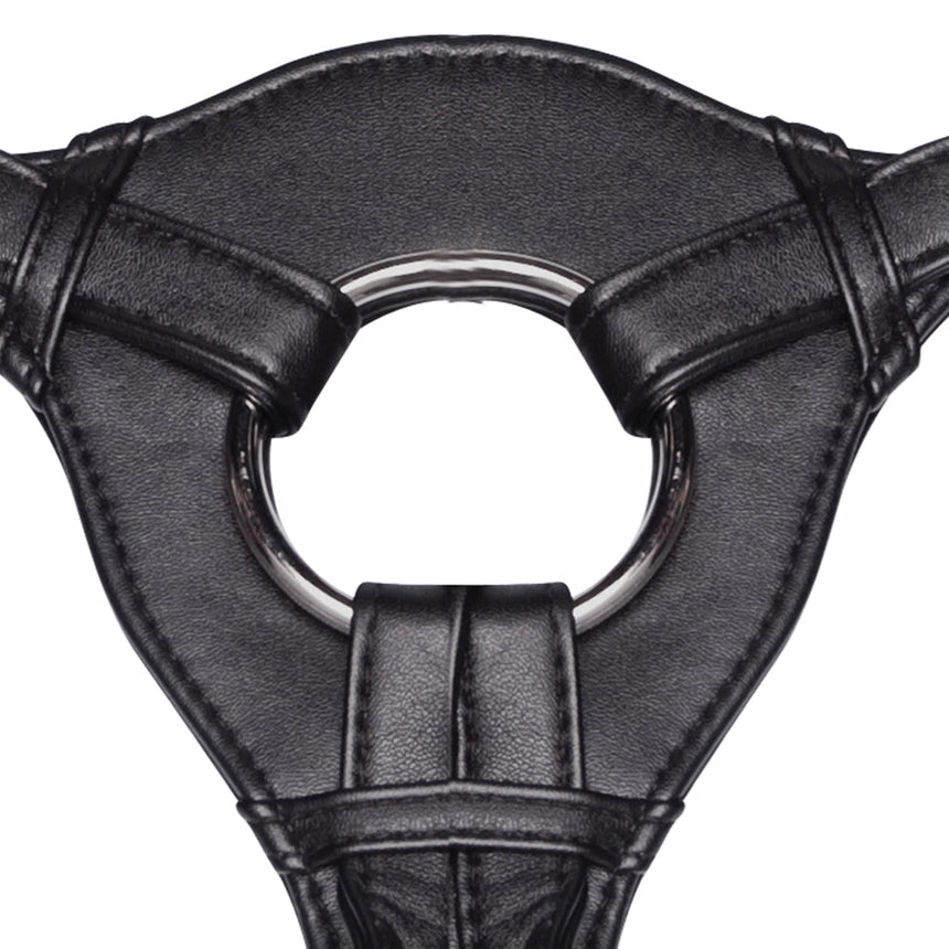Faux Leather Strap-On Harness