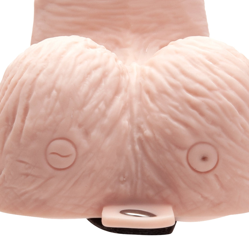 6” Rechargeable Strap-On With Balls