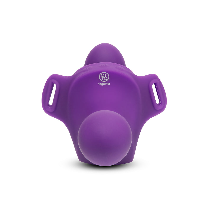 Lock-In Dual-Ended Vibrating Strap-On & Harness Set