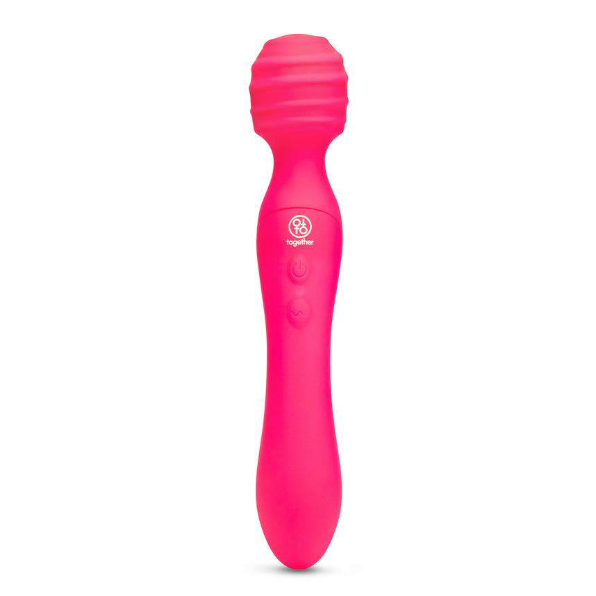 Tri Delight Dual-Ended Triple Stim Wand & Rabbit Vibrator