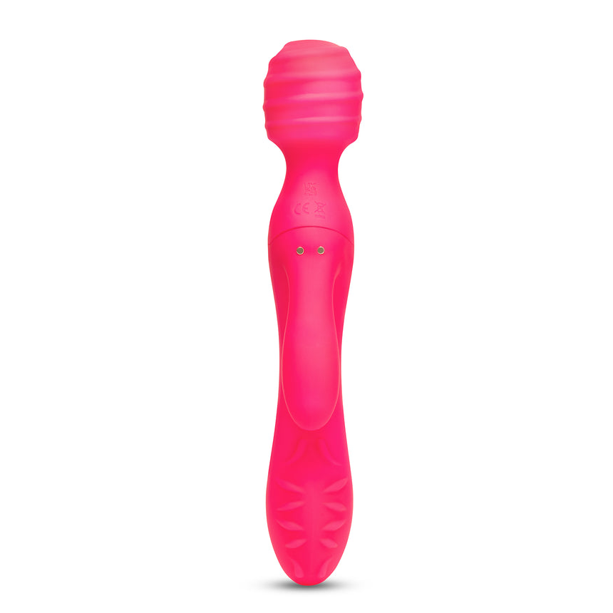 Tri Delight Dual-Ended Triple Stim Wand & Rabbit Vibrator
