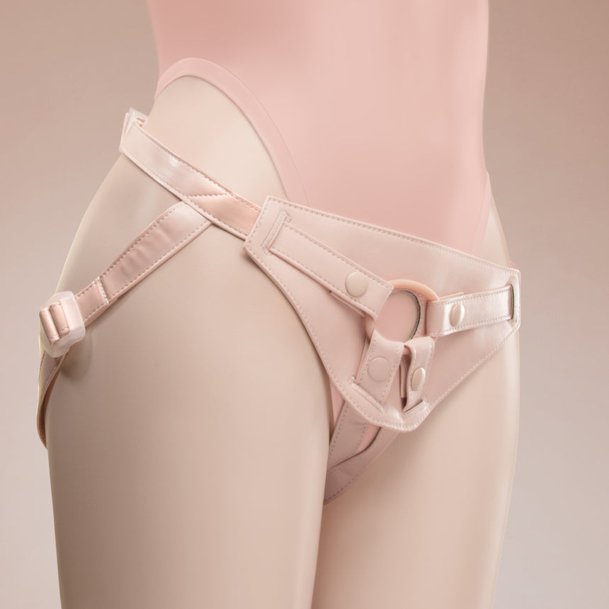 NudeFit FlexCurv Fully Adjustable Unisex Strap-On Harness with 3 O-Rings