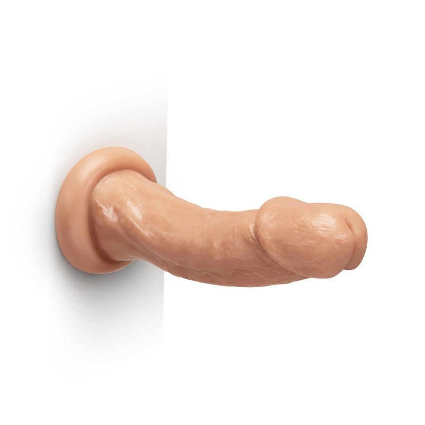 Together Tones 9 Inch Realistic Girthy Strap-On Dildo with Flared Suction Base