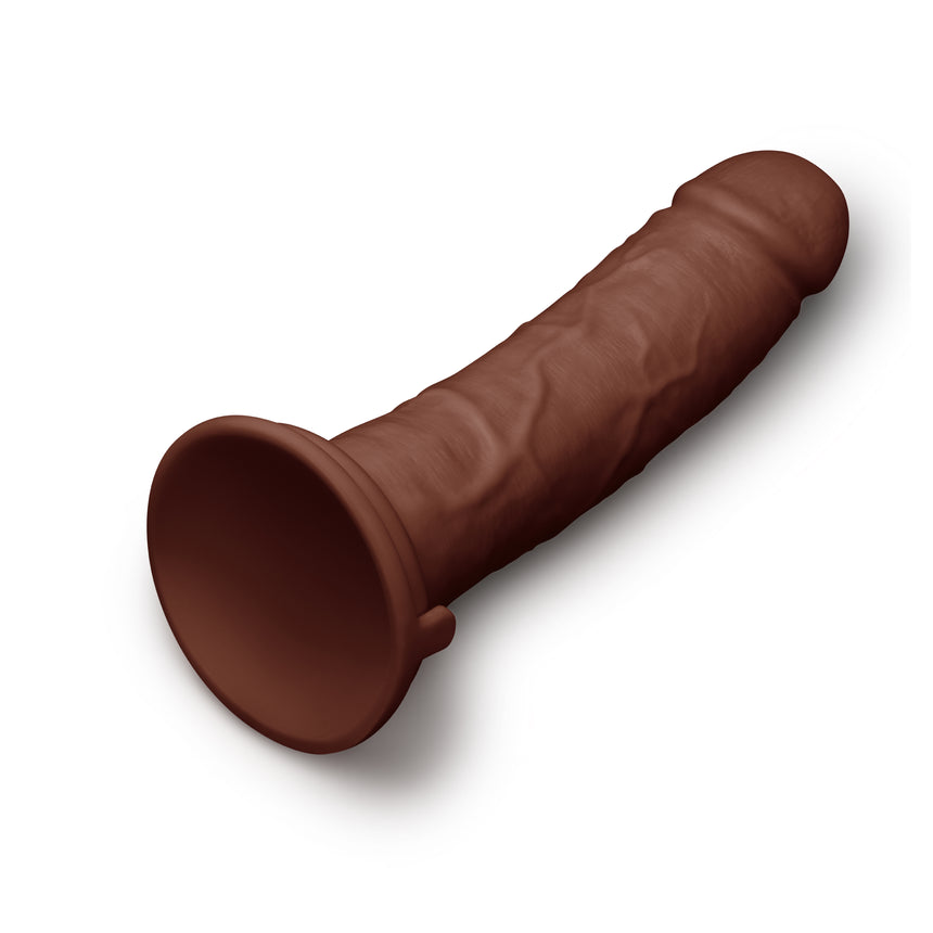Together Tones 8.5 Inch Realistic Girthy Strap-On Dildo with Flared Suction Base