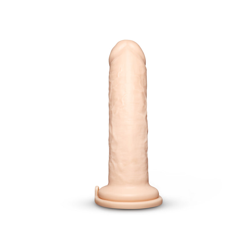 Together Tones 8.5 Inch Realistic Girthy Strap-On Dildo with Flared Suction Base