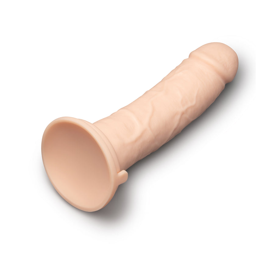 Together Tones 8.5 Inch Realistic Girthy Strap-On Dildo with Flared Suction Base