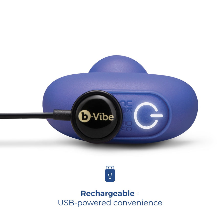 b-Vibe Butties Shake Slimline Vibrating Splash Proof Silicone Butt Plug