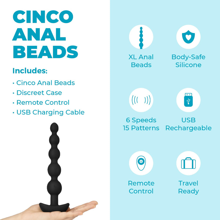 Cinco Anal Beads
