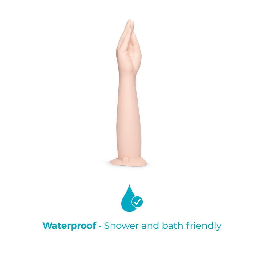 b-Vibe 16.5" Silicone Realistic Hand Arm Fisting Dildo with Suction Base