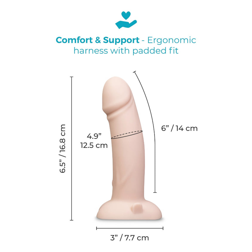 Every Body Vibrating Realistic Strap-On Kit