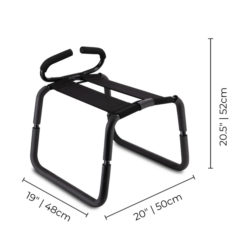 Deluxe Sex Position Enhancer Chair With Handles