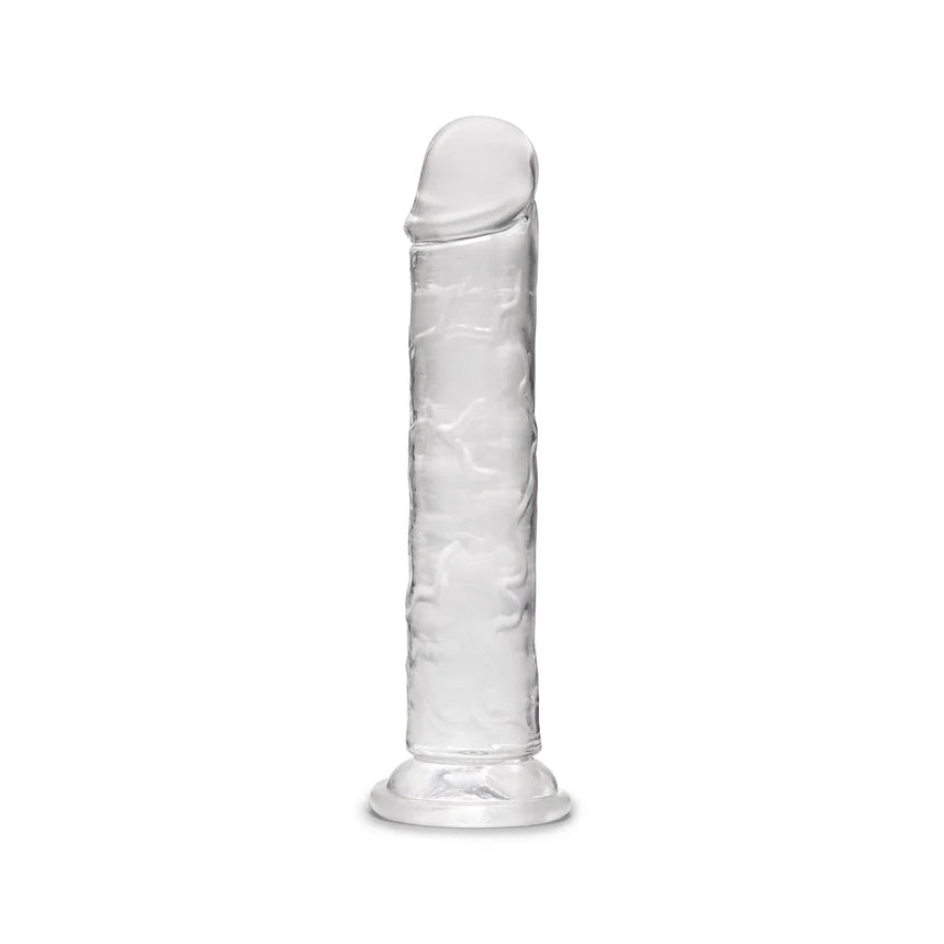 8.5" Clear Jelly Dildo