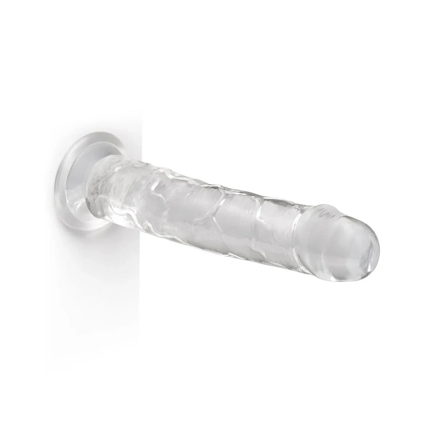 8.5" Clear Jelly Dildo