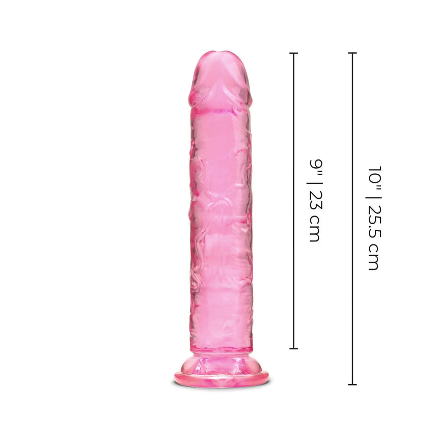 8.5" Pink Jelly Dildo