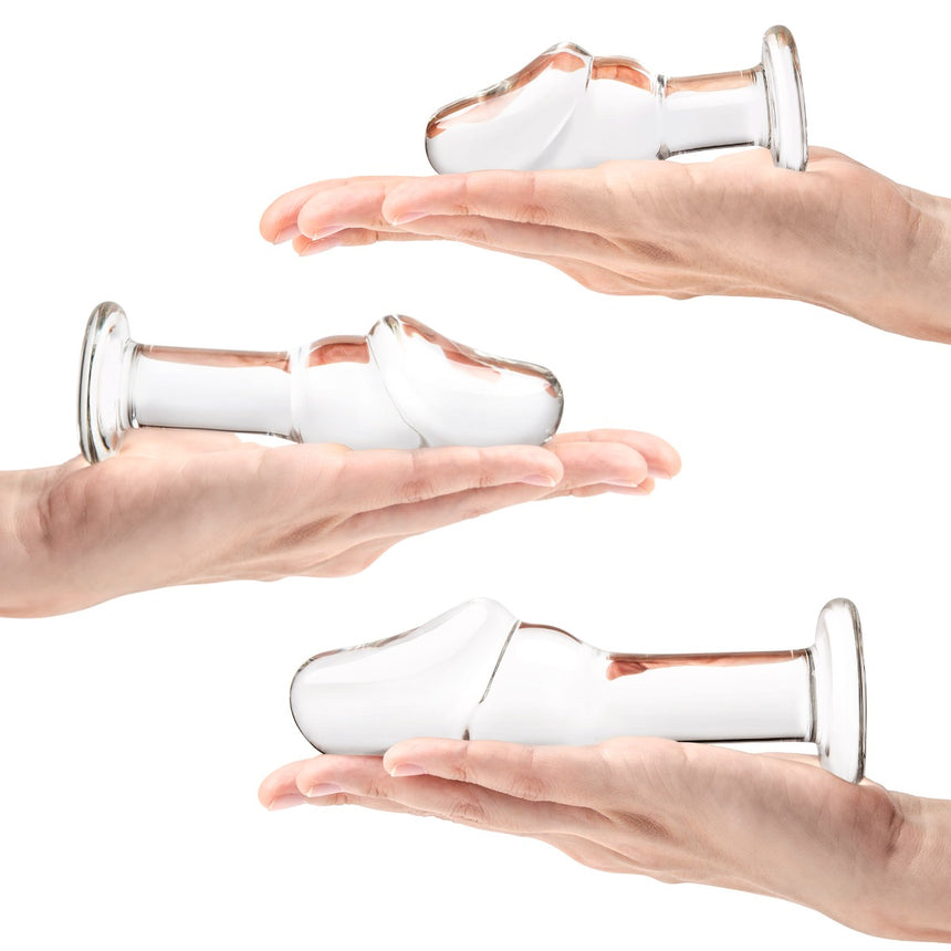 Glas Toy 3-Piece Helmet Head Glass Anal Training Kit
