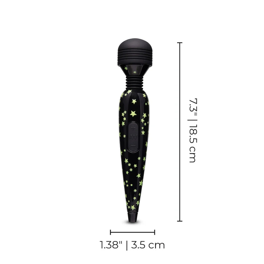 Glow In The Dark Premium Rechargeable Mini Wand Massager