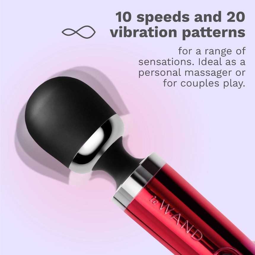 Le Wand Die Cast Plug-In Vibrating Massager
