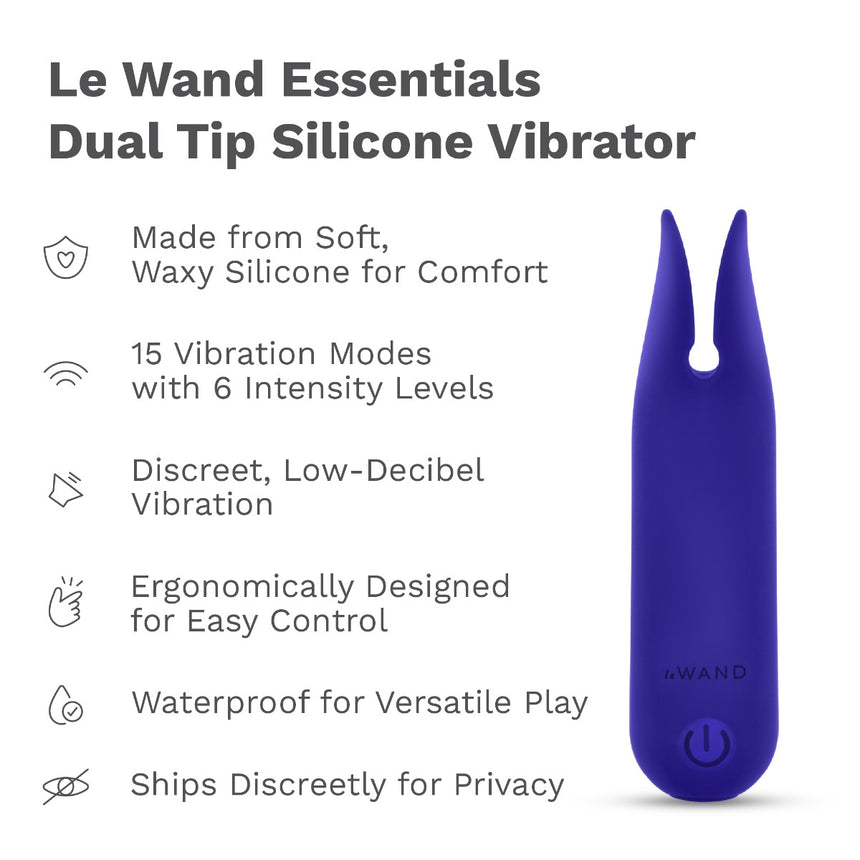Le Wand Dual Tip Silicone Vibrator