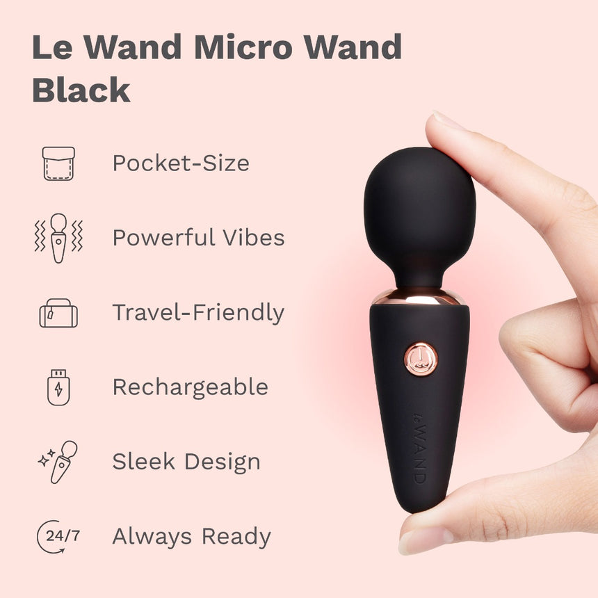 Le Wand Mini Micro Wand Rechargeable Pocket-Size Massager