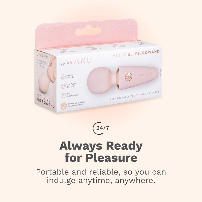 Le Wand Mini Micro Wand Rechargeable Pocket-Size Massager