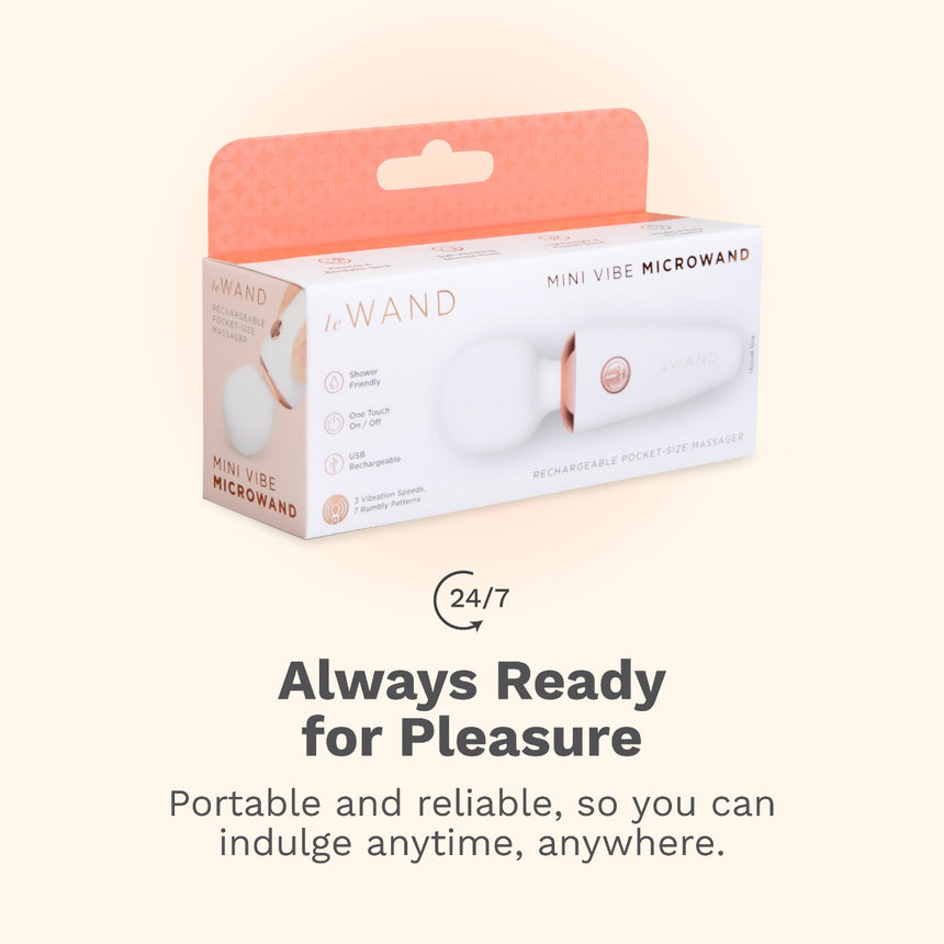 Le Wand Mini Micro Wand Rechargeable Pocket-Size Massager