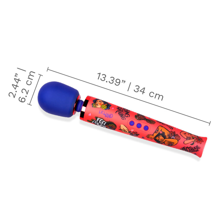 Le Wand Feel My Power 2022 Special Edition Rechargeable Vibrating Massager Kelly Marcelle Malka