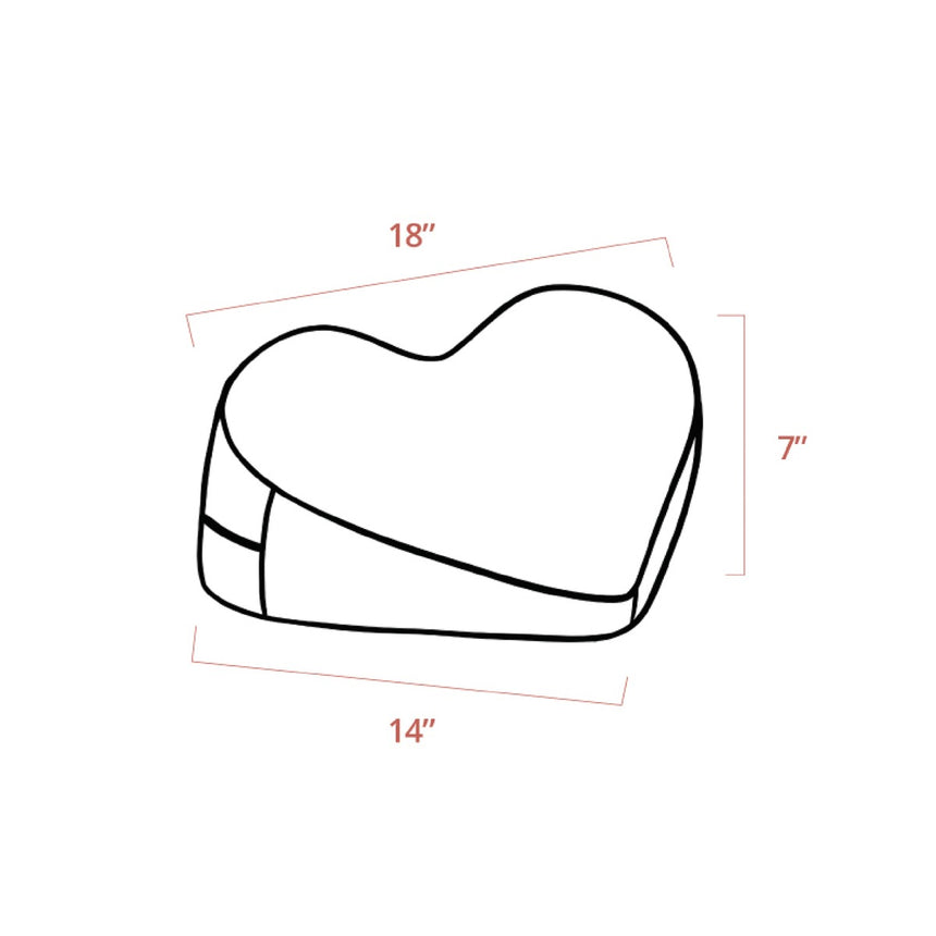 Liberator Heart Wedge Sensual Positioning Pillow Liberty Rose