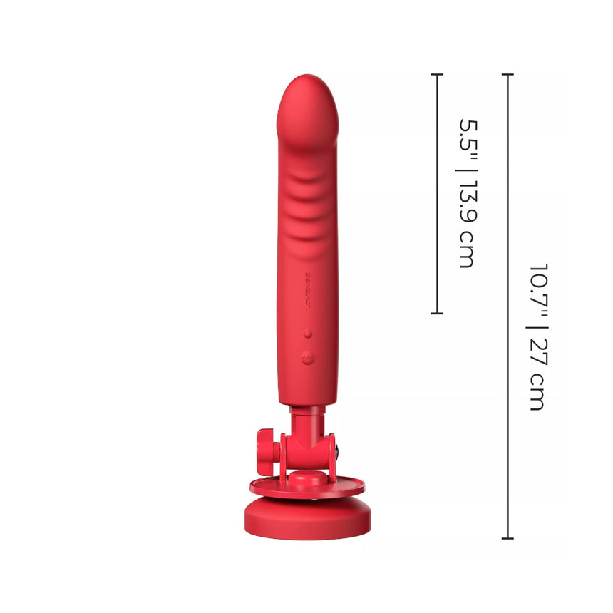 Lovense Mission 2 Rechargeable Vibrating Dildo with Suction Cup