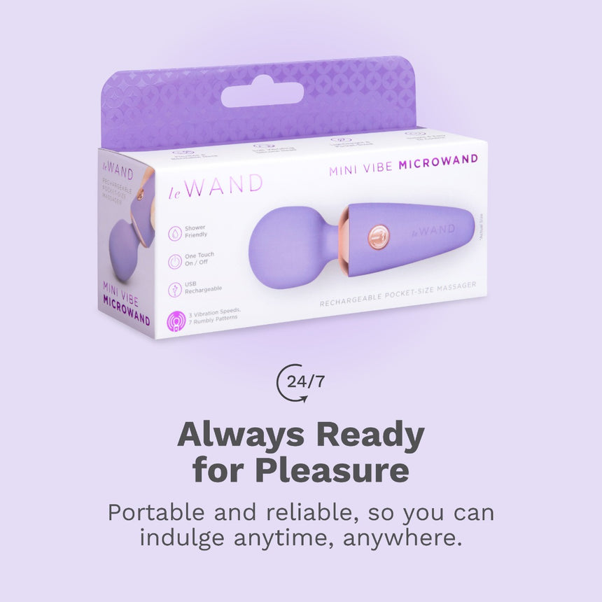 Le Wand Mini Micro Wand Rechargeable Pocket-Size Massager