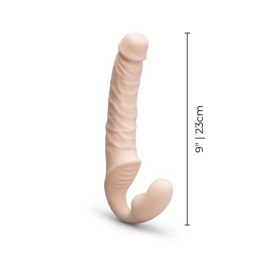 Realistic Posable Strap-Less Strap-On