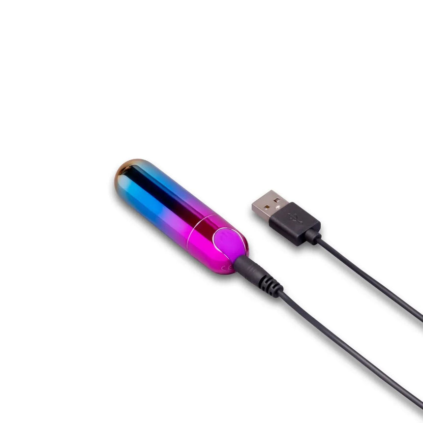 Rechargeable Rainbow Bullet Vibrator