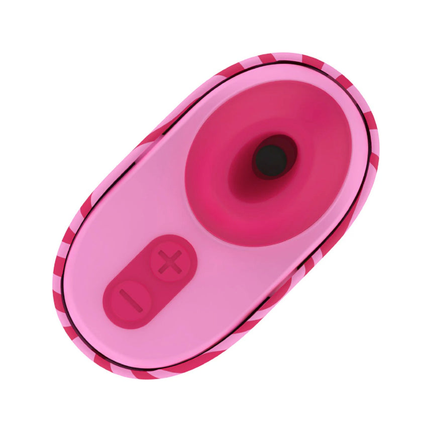 ROMP Spin Travel Rechargeable Silicone Clitoral Stimulator Pink