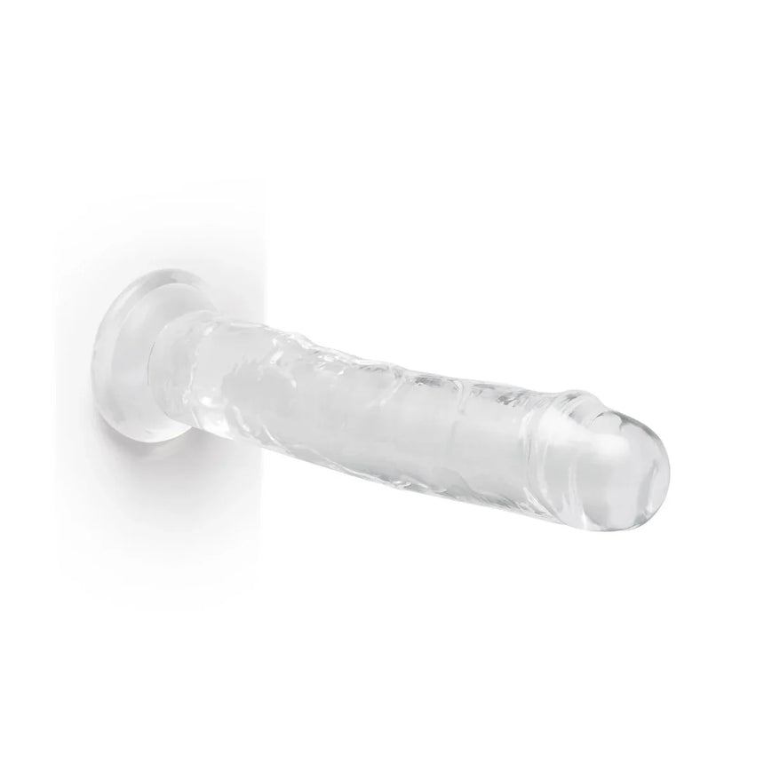 7.5" Clear Jelly Dildo
