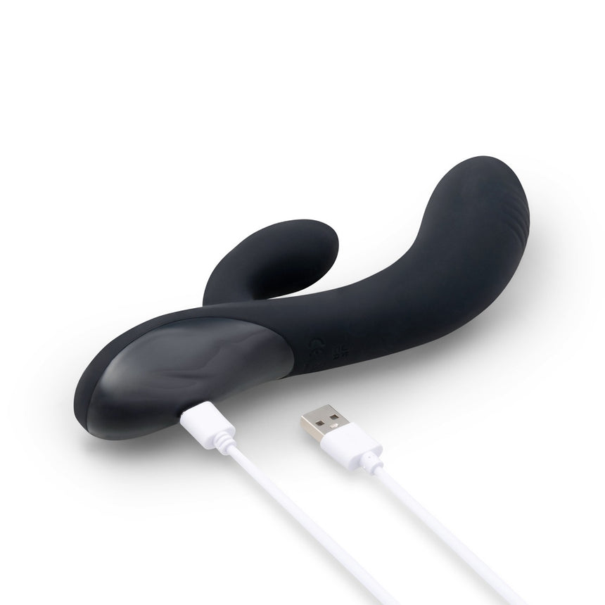 Silicone G-Spot Vibrator with Clitoral Stim