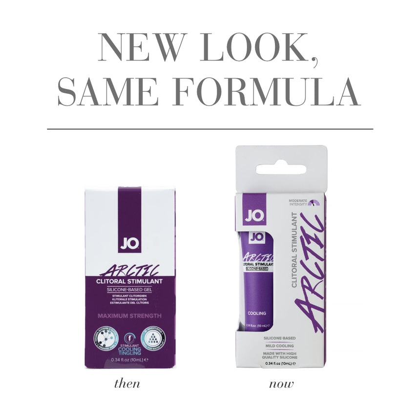 System JO Arctic Silicone-Based Clitoral Stimulant Gel Cooling Formula 0.34 Fl.Oz. (10 ml)