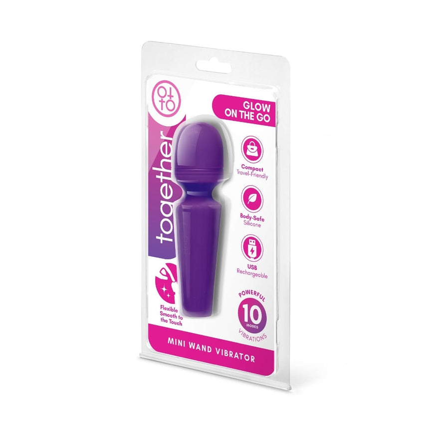 Together Vibes Glow On The Go Mini Wand Vibrator