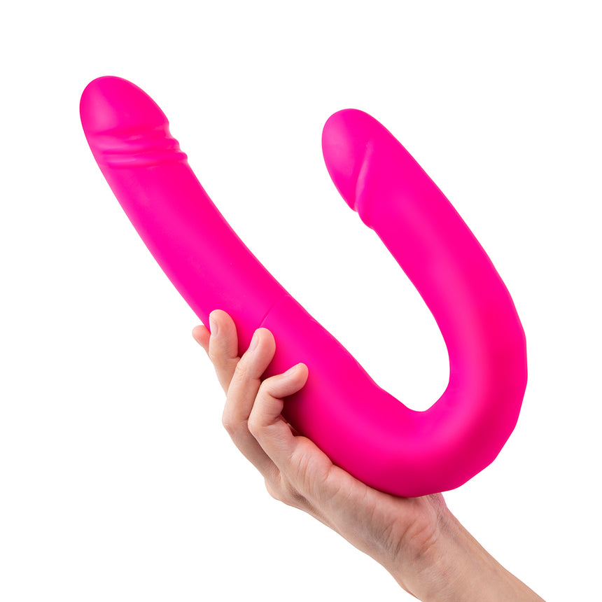 Shop the Together Vibes Duo Together Double Ended Vibrating and Thrusting Dildo