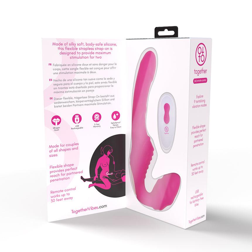 Shop the Together Vibes Strapless Together Remote Controlled Vibrator
