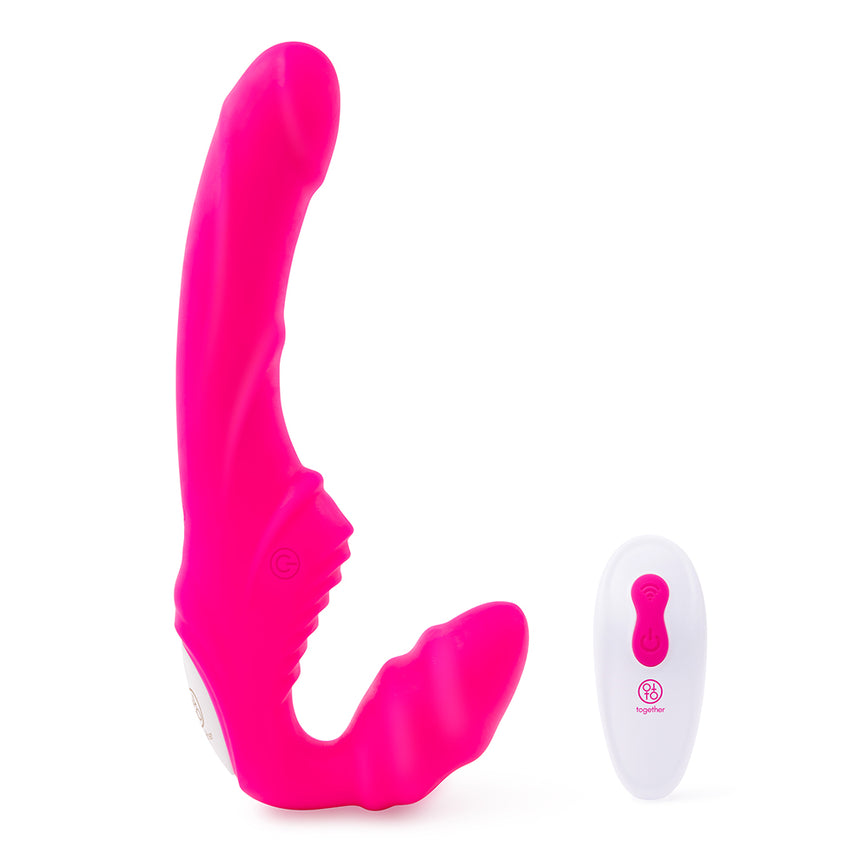 Shop the Together Vibes Strapless Together Remote Controlled Vibrator