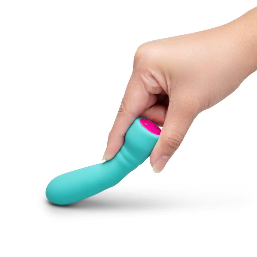 VibeFantasy Turbo Boost Bullet Rechargeable Vibrating Massager Powerful Handheld Pleasure Turquoise