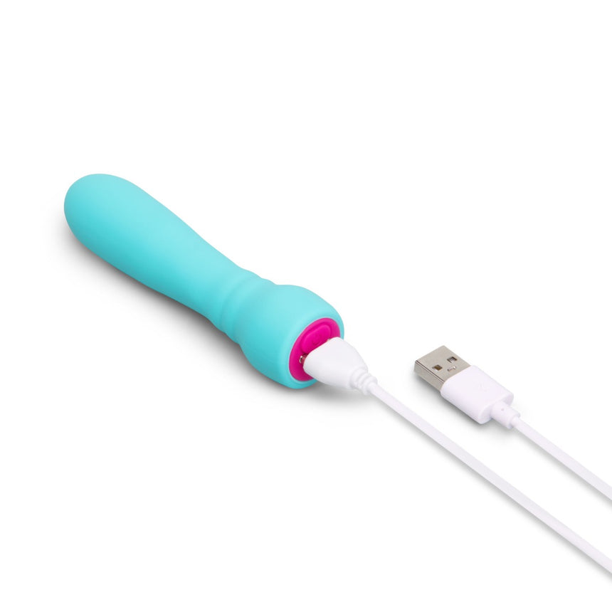 VibeFantasy Turbo Boost Bullet Rechargeable Vibrating Massager Powerful Handheld Pleasure Turquoise