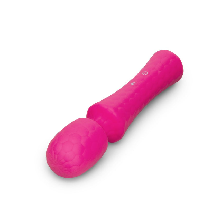VibeFantasy Love Wand Rechargeable Vibrating Massager Powerful Handheld Pleasure Pink