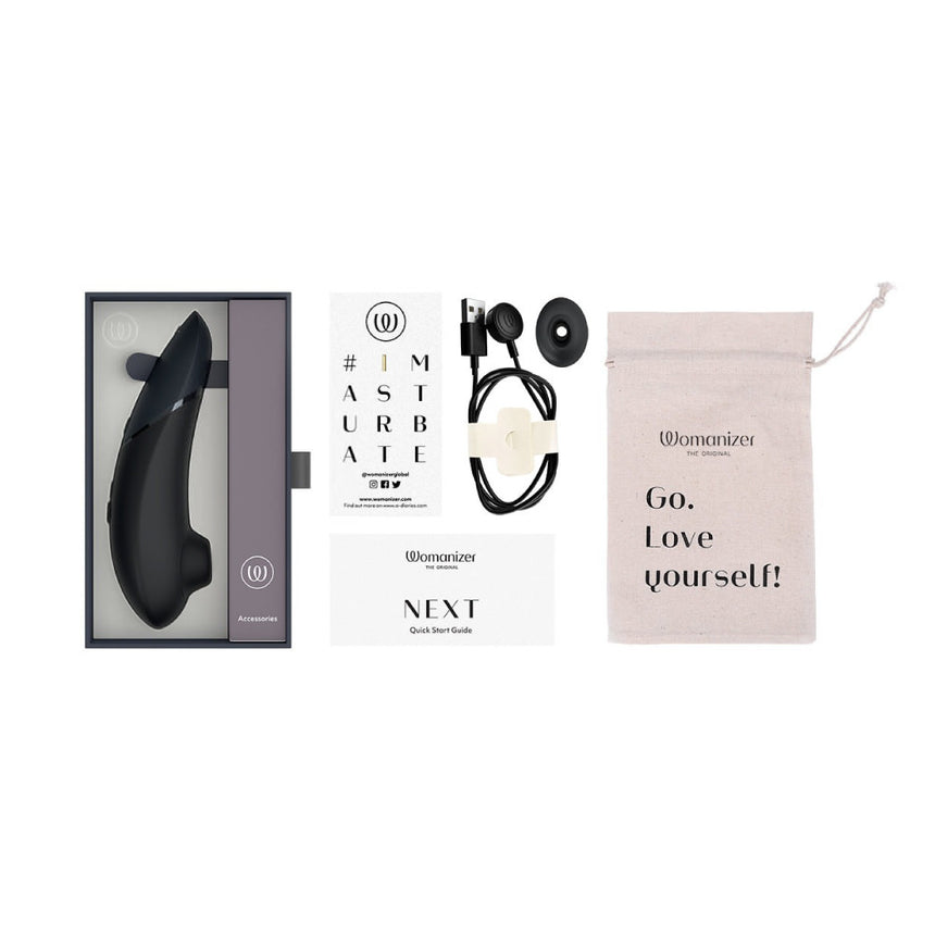 Womanizer Next 3D Pleasure Air Clitoral Suction Stimulator Black