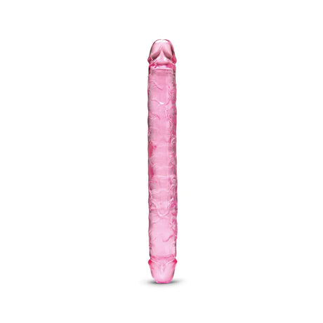 12" Double Ended Pink Jelly Dildo